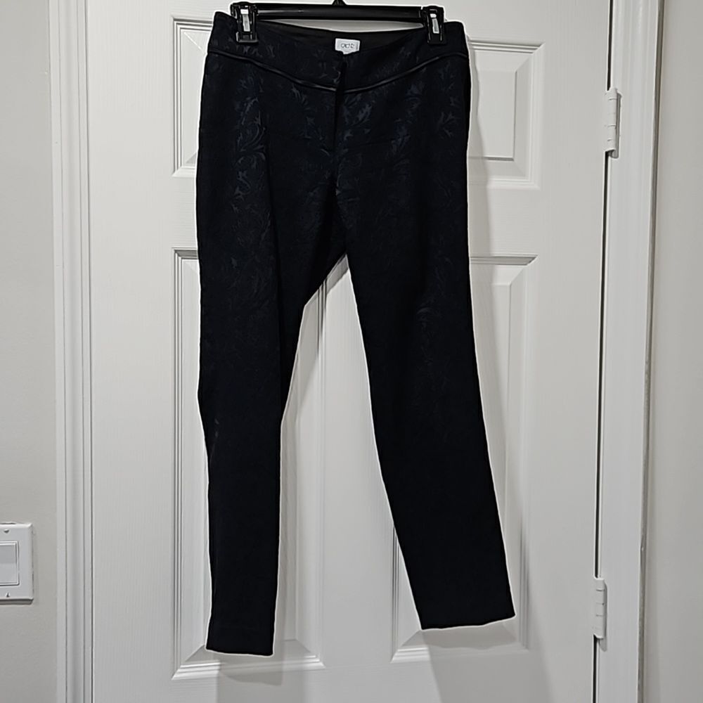 Cache Pantsuit Navy Blue Filigree Pattern - Picture 6 of 8